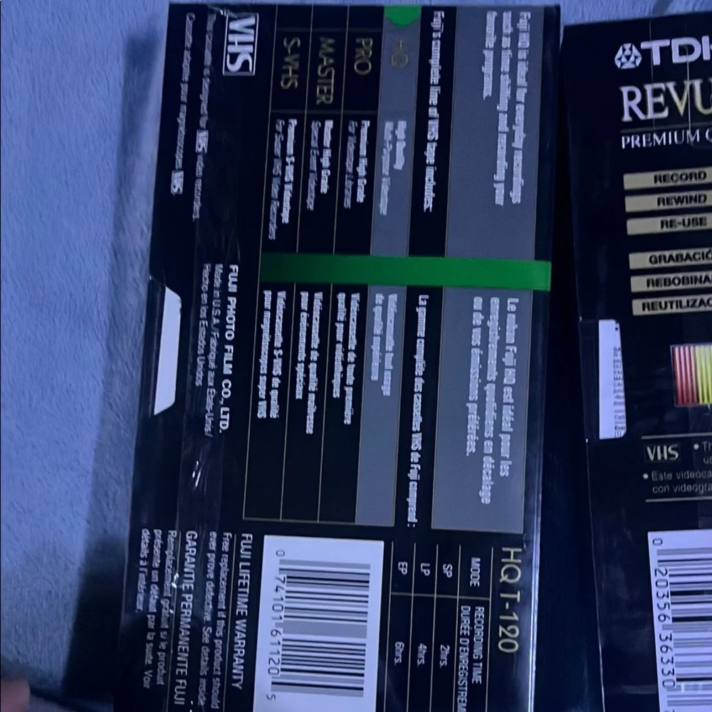 FUJI and TDK VHS Tapes